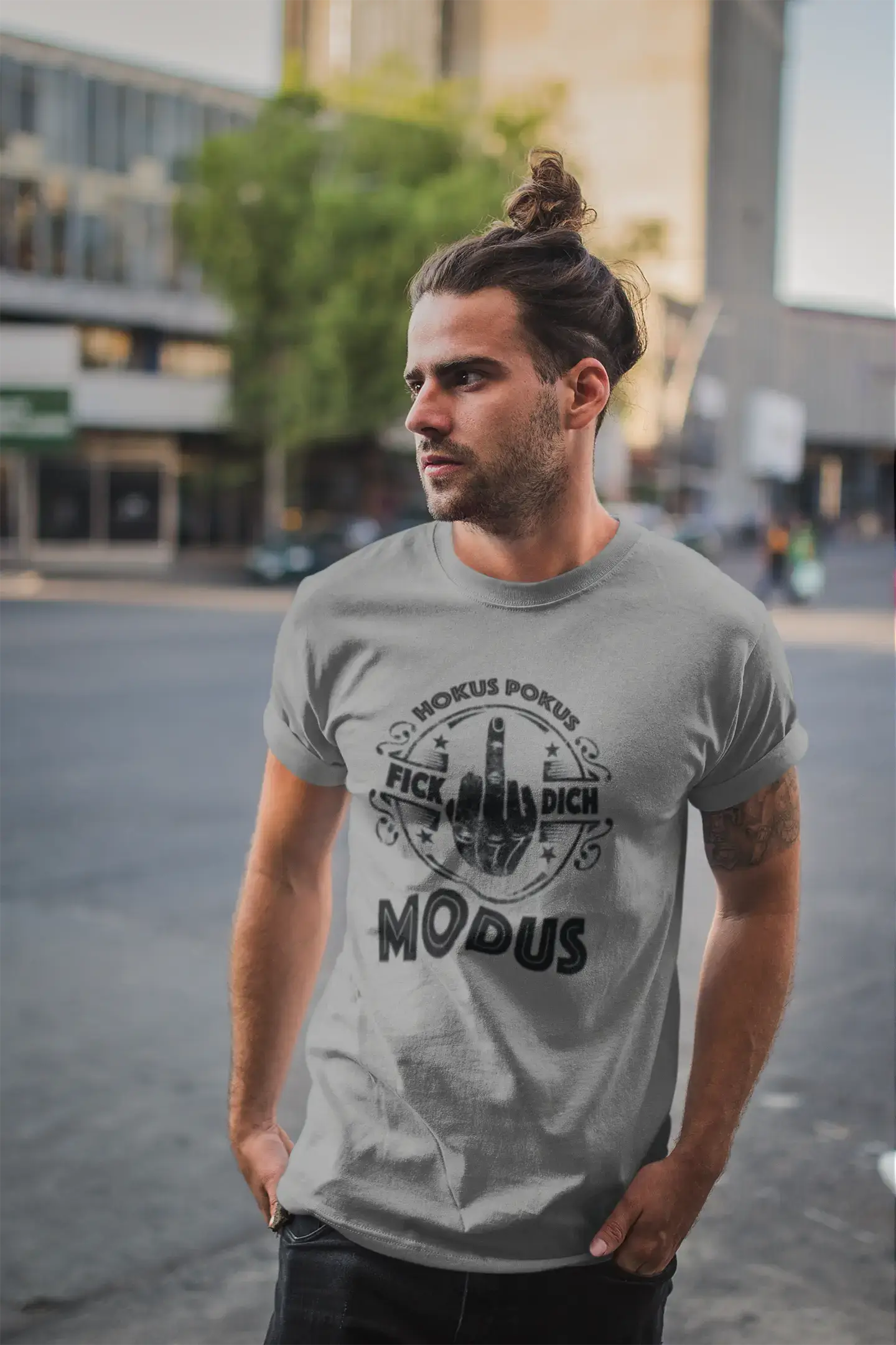 <span>Herren</span> <span>Grafik</span> T-Shirt Hokus Pokus Modus F... Dich Idee <span>Geschenk</span>