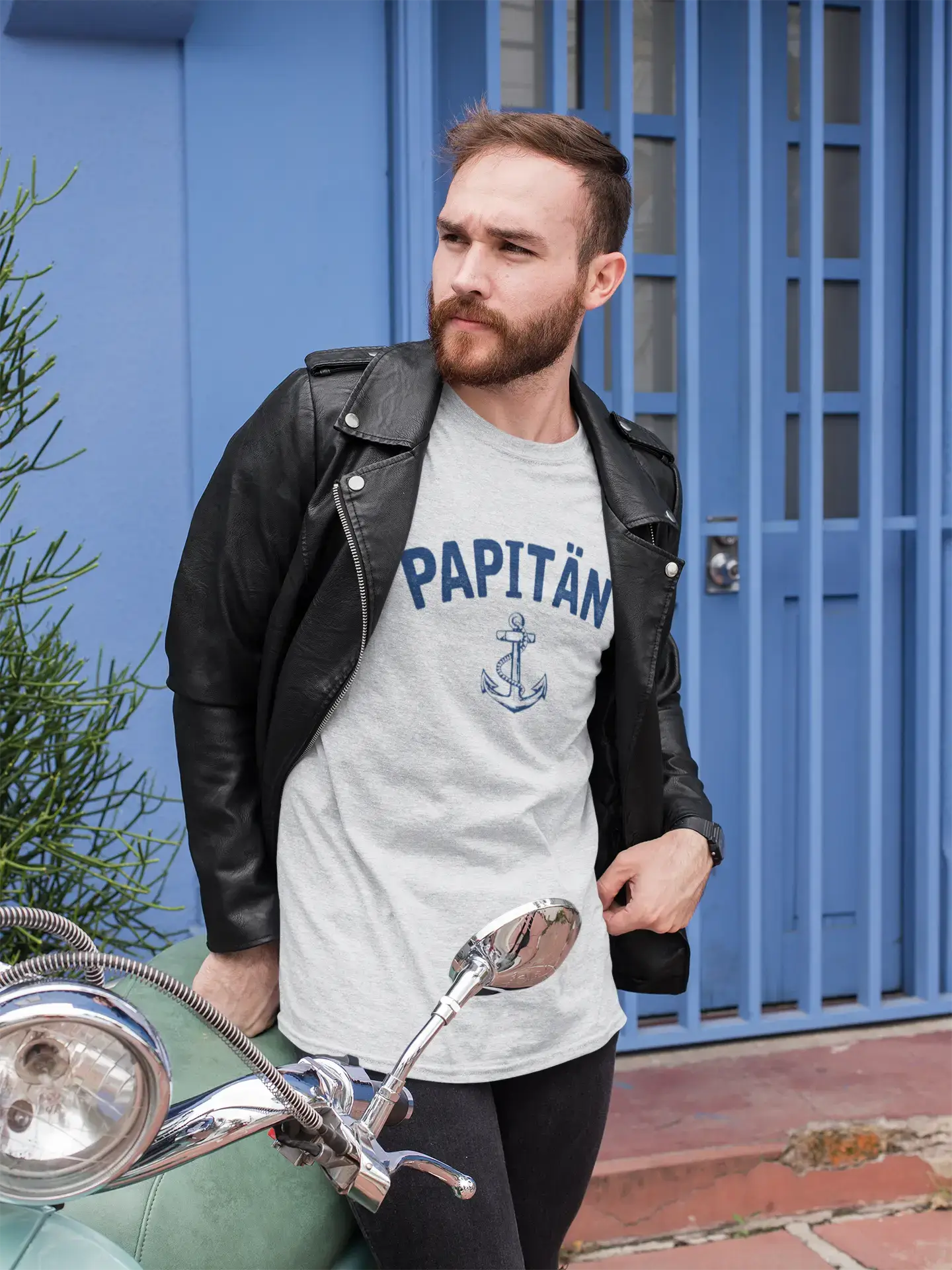 Men's Graphic T-Shirt Papitän Anker Idea Gift