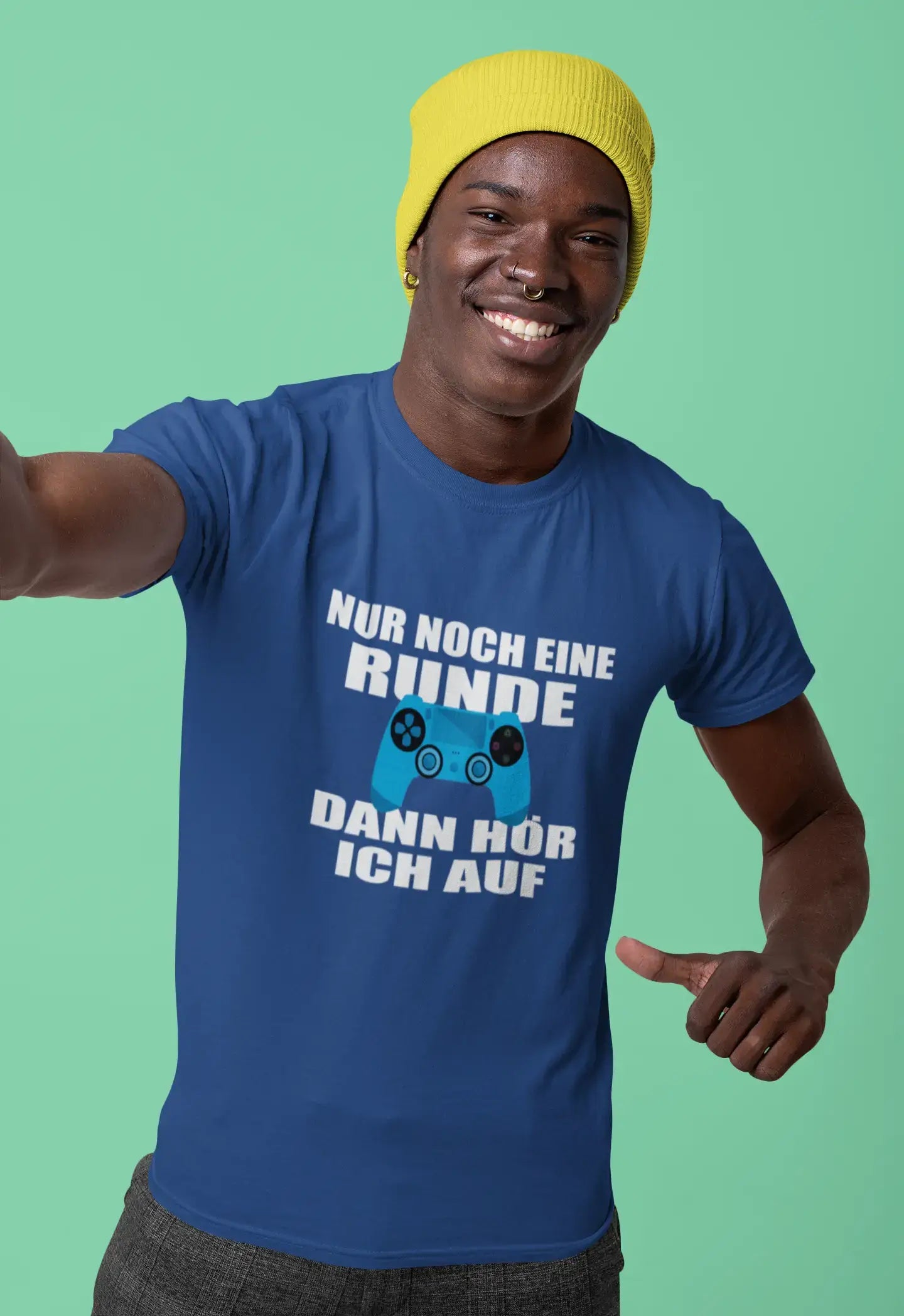 <span>Herren</span> <span>Grafik</span> T-Shirt Nur noch eine runde <span>Geschenkidee</span>