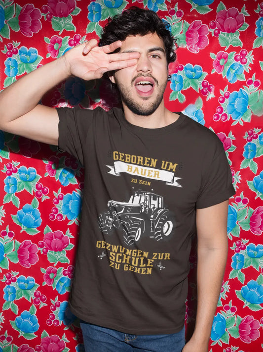 T-shirt <span>graphique</span> <span>Homme</span> Geboren um Bauer Idée <span>cadeau</span>