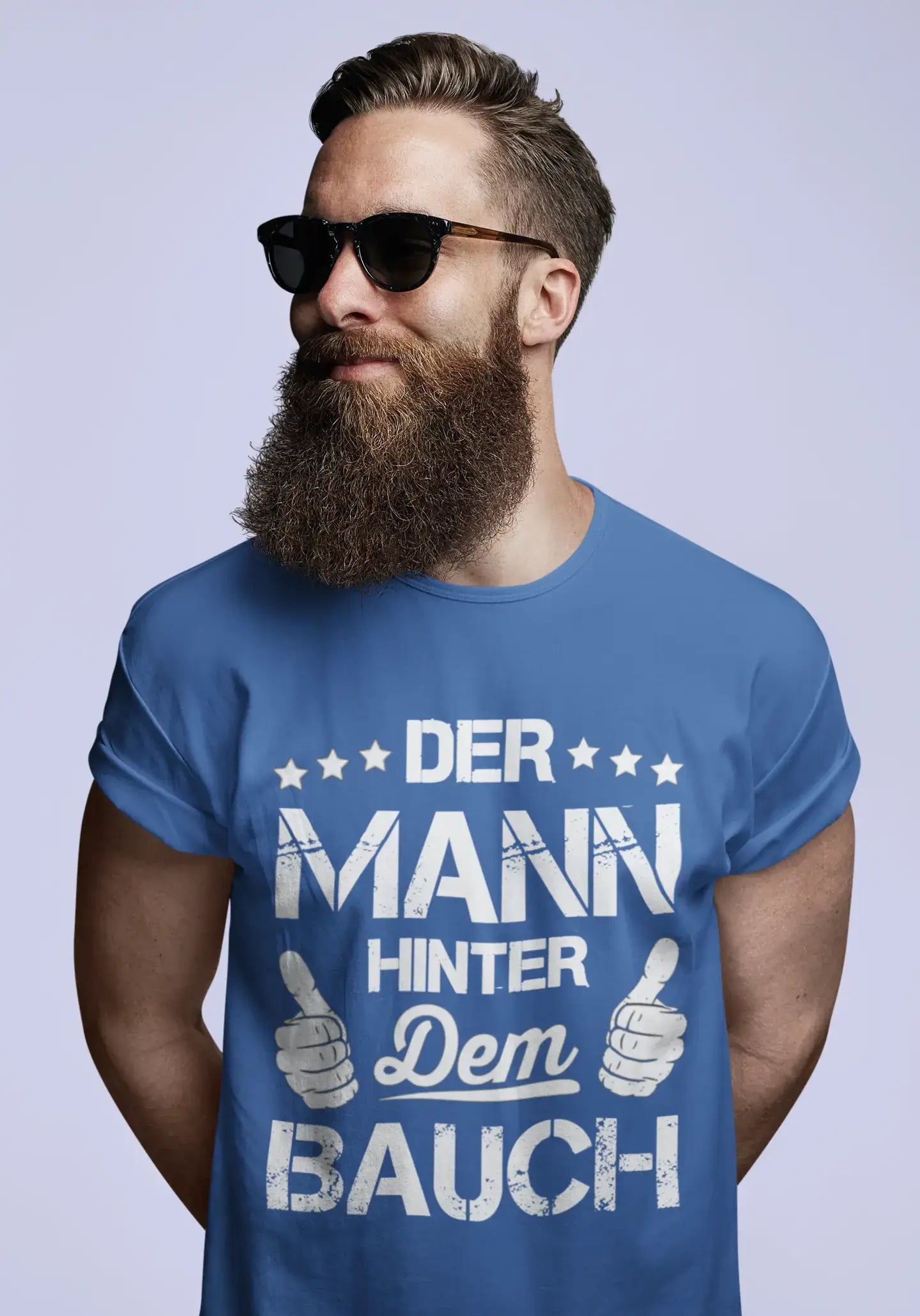 T-shirt <span>graphique</span> <span>homme</span> Der Mann Hinter Dem Bauch Idée <span>cadeau</span>