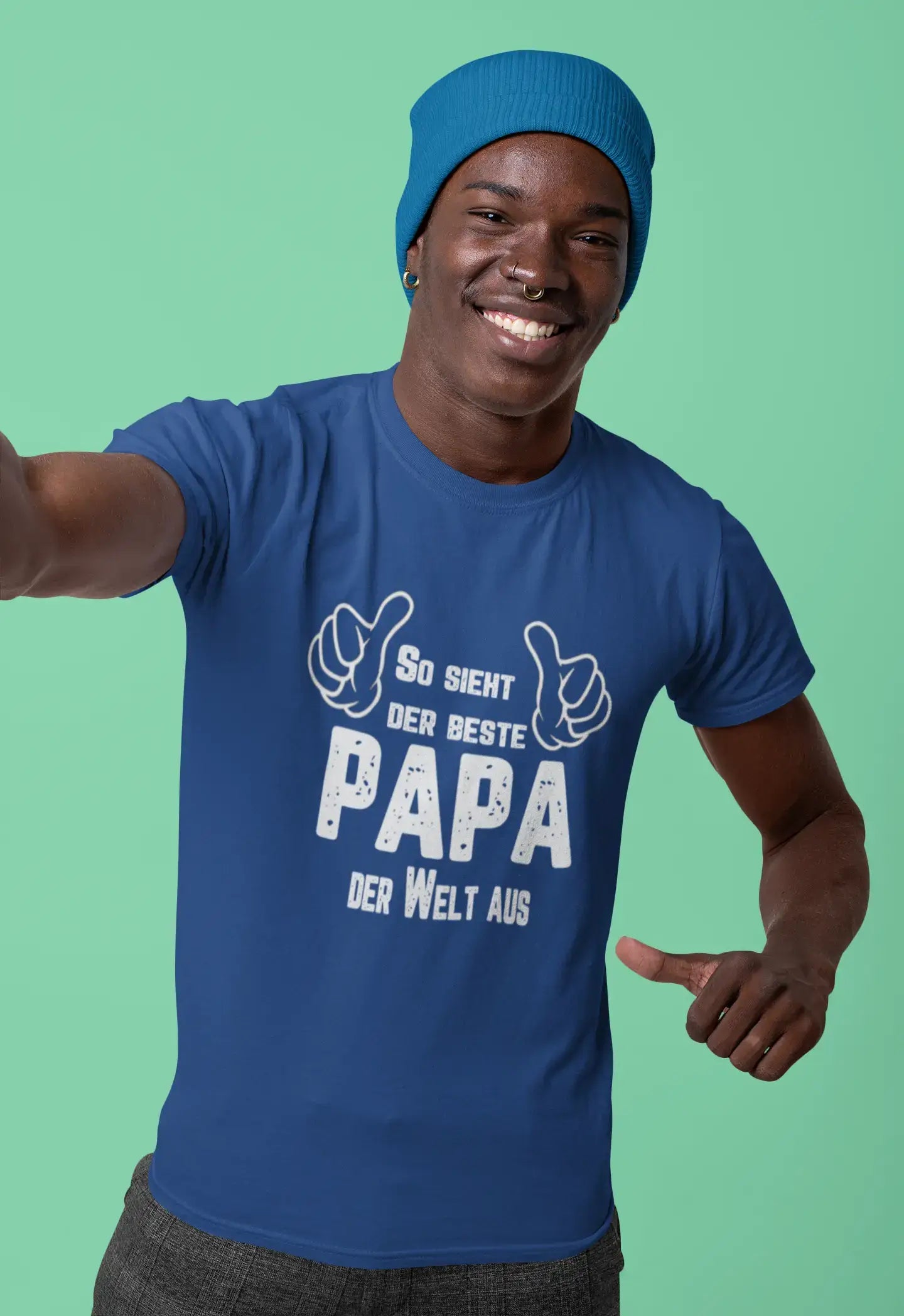 Men's Graphic T-Shirt So Sieht Der Beste Papa Der Welt Aus Gift Idea