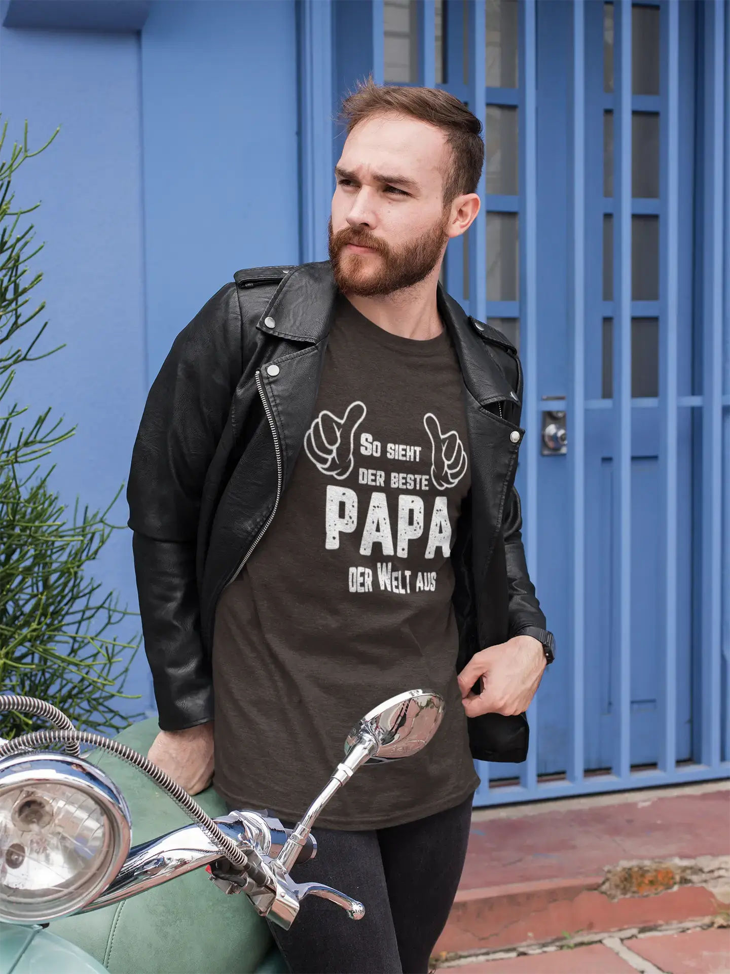Men's Graphic T-Shirt So Sieht Der Beste Papa Der Welt Aus Gift Idea