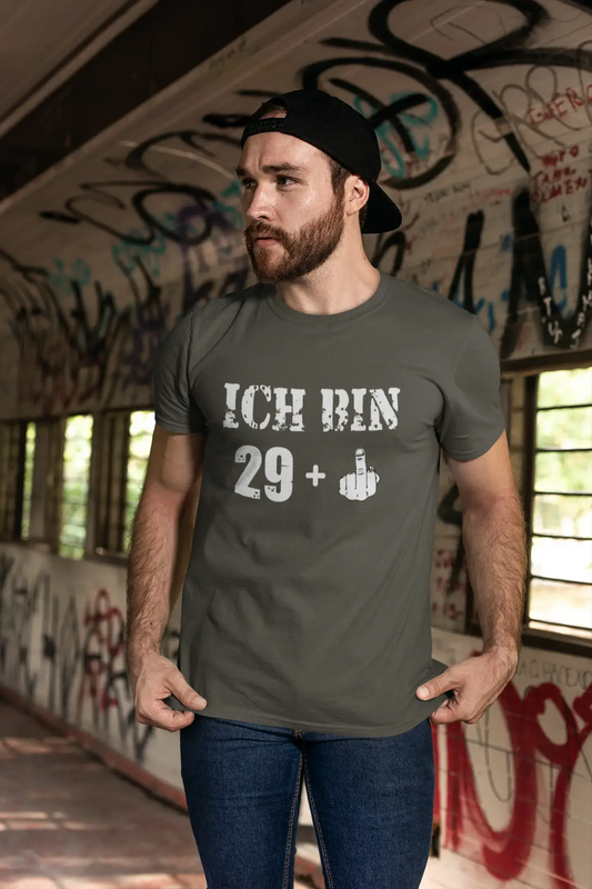 Men's Graphic T-Shirt Ich bin 29 plus Mittelfinger Gift Idea
