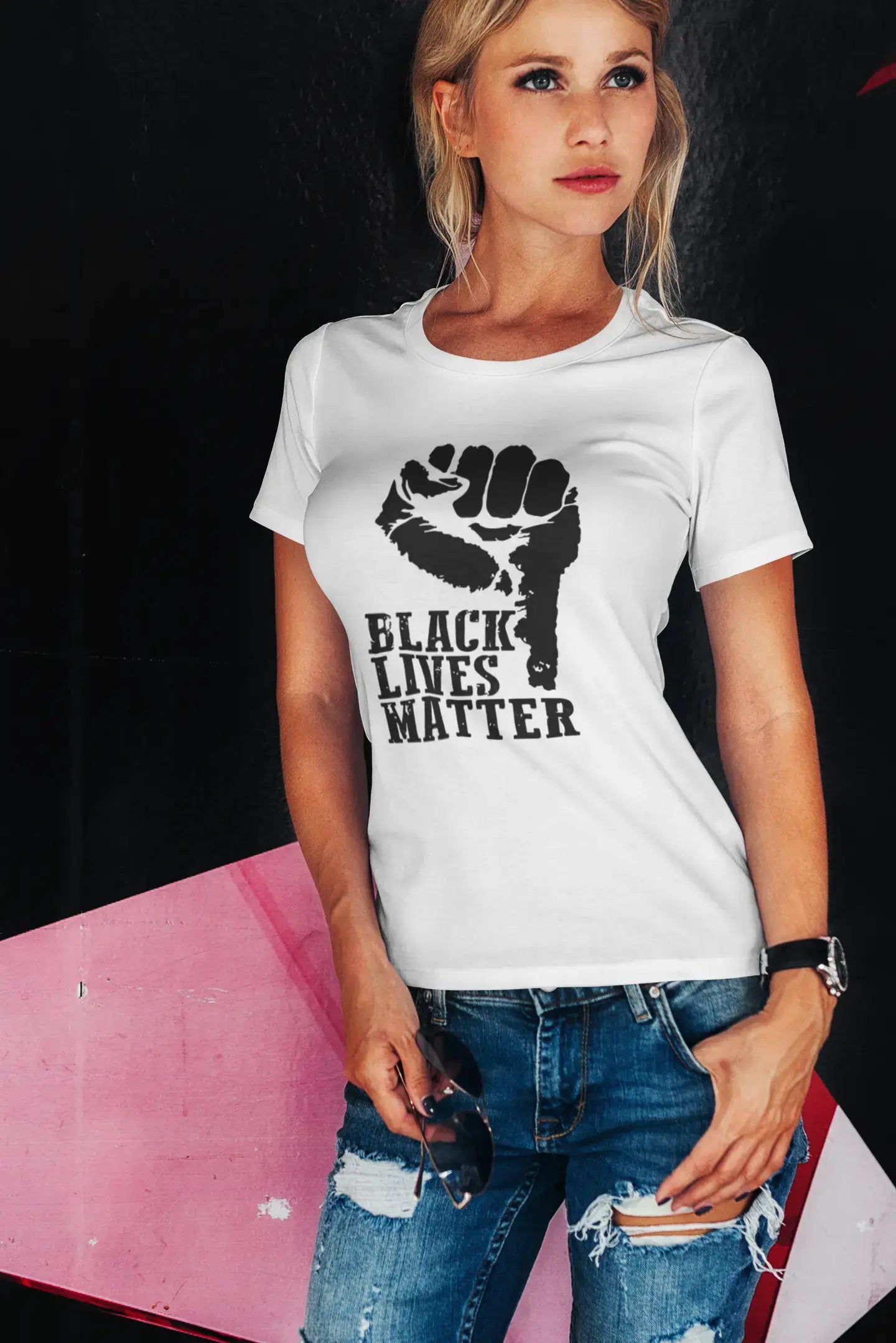 Women’s Short Sleeved T-Shirt Black Lives Matter