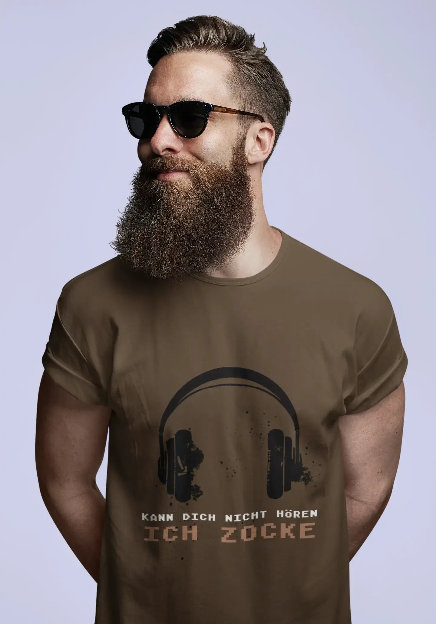 Men’s Graphic T-Shirt Kann Dich Nicht Hören - Ich Zocke Gift Idea