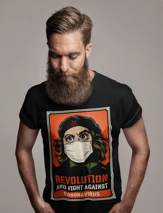 Unisex Adult T-Shirt Coronavirus Revolution and Fight Covid T Shirt