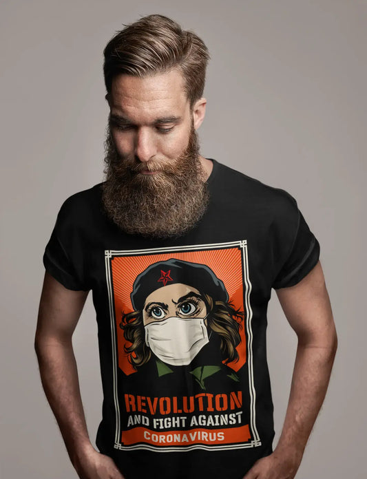 Unisex Adult T-Shirt Coronavirus Revolution and Fight Covid T Shirt