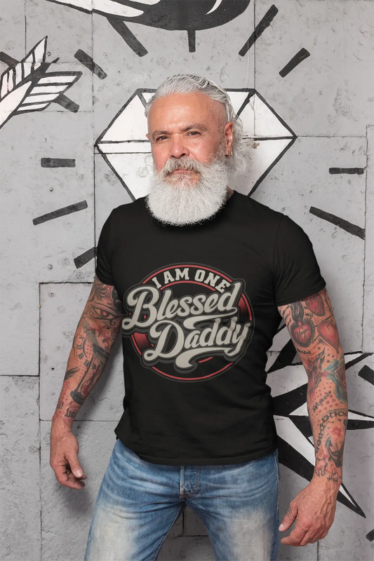 ULTRABASIC T-Shirt graphique pour hommes, cadeau Vintage de motivation pour la fête des pères, papa béni