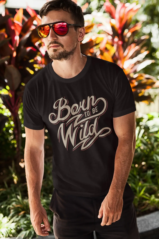 T-Shirt pour hommes Born To Be Wild Rock Band, Vintage, décontracté, manches courtes