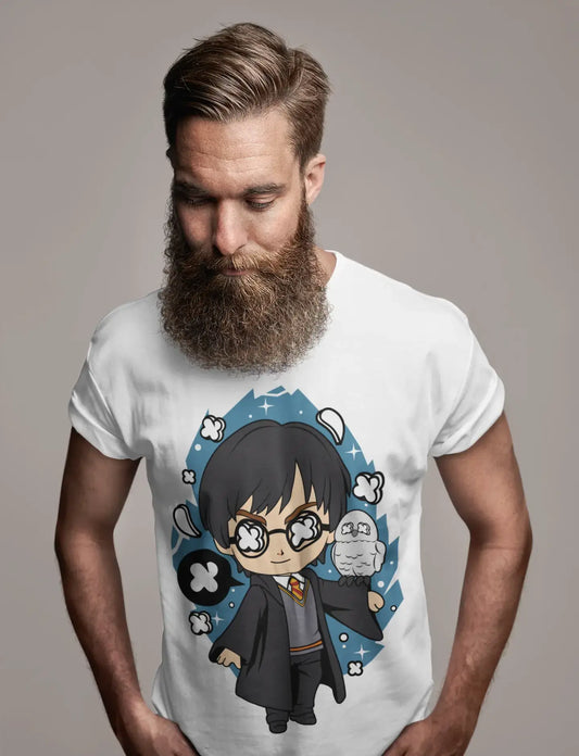 ULTRABASIC Men's T-Shirt Fictional Character - Boy Wizard - Novel Tee Shirt