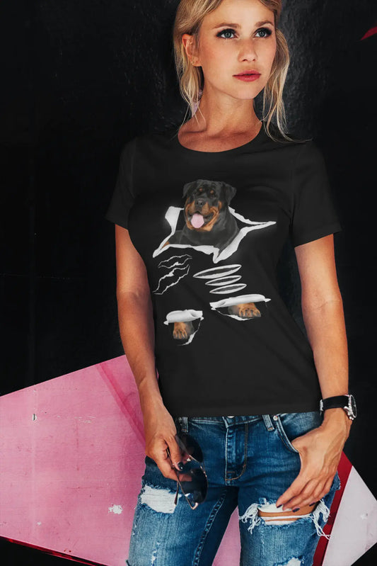 T-shirt biologique ULTRABASIC pour femmes - Rottweiler - Chemise drôle pour chien - Vêtements pour chiens