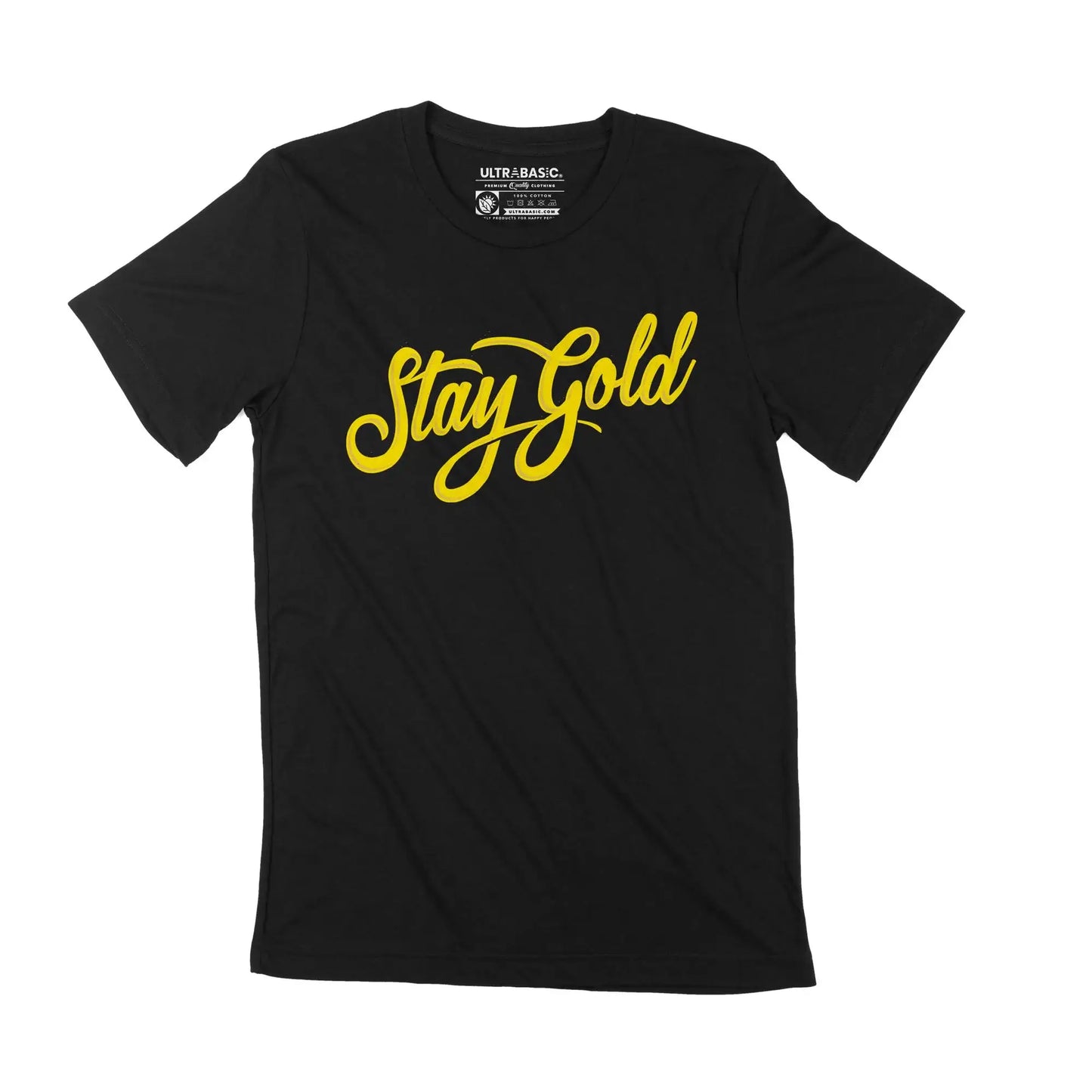 Men's Graphic T-Shirt Stay Goldphrase Eco-Friendly Limited Edition Short Sleeve Tee-Shirt Vintage Birthday Gift Novelty