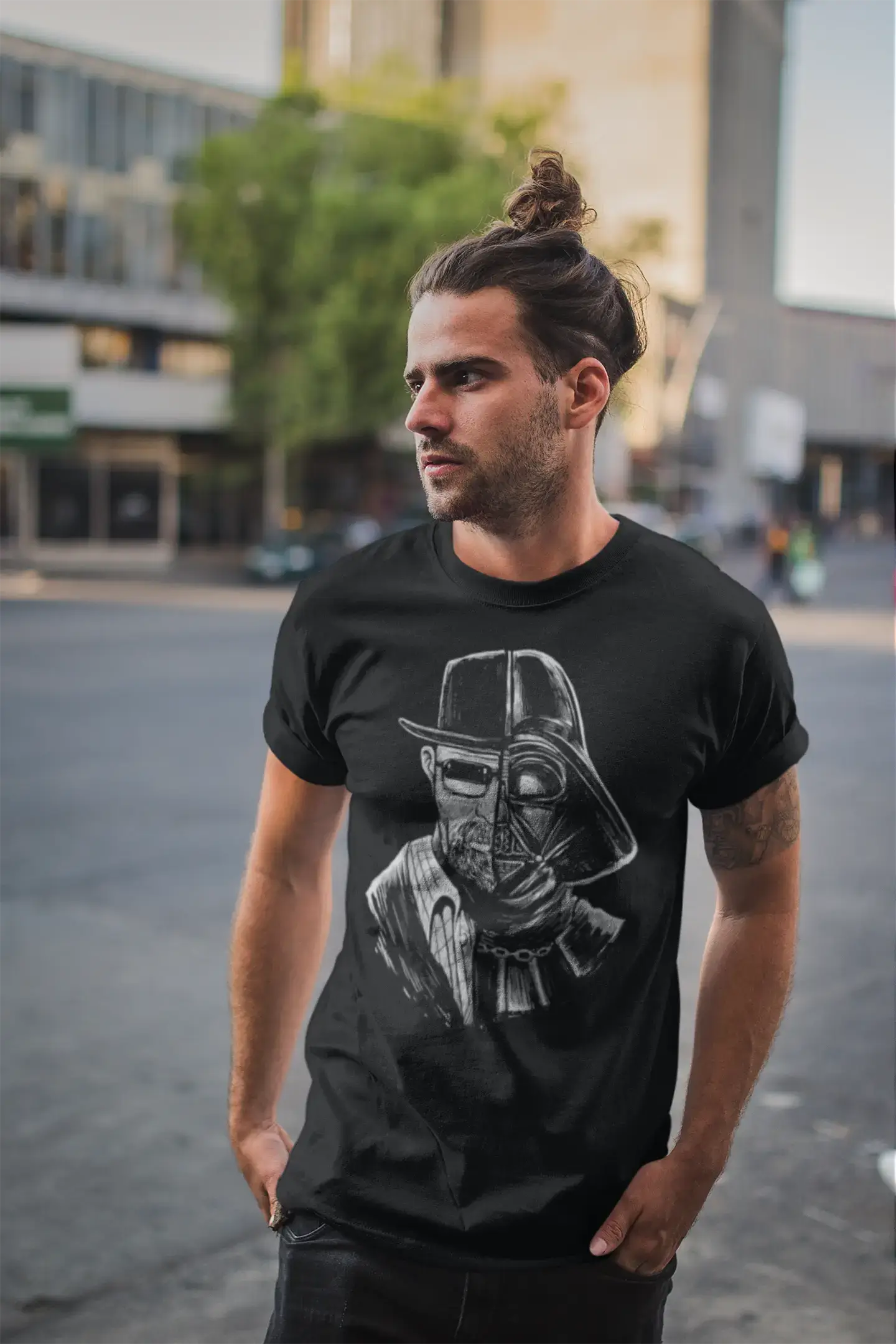 ULTRABASIC Men's Graphic T-Shirt Walter White and Darth Vader Shirt for Men