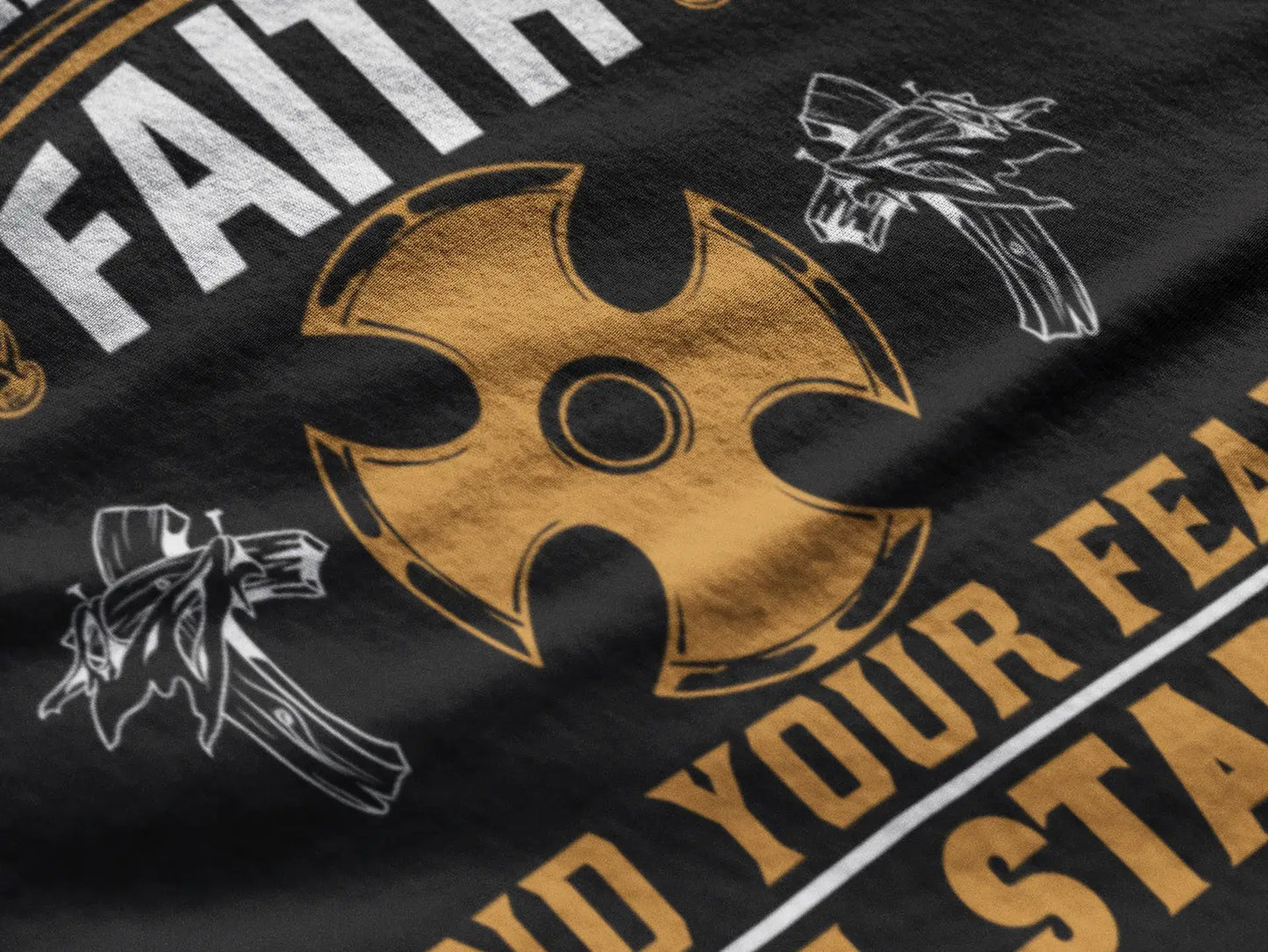 ULTRABASIC Herren-T-Shirt Feed Your Faith – christliches religiöses Shirt