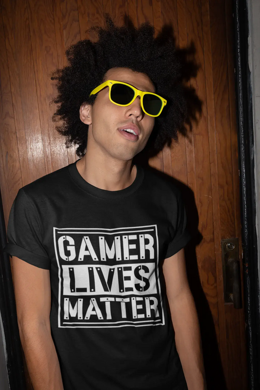 ULTRABASIC Graphic Men's T-Shirt Gamer Lives Matter - Funny Quote - Gamer Life