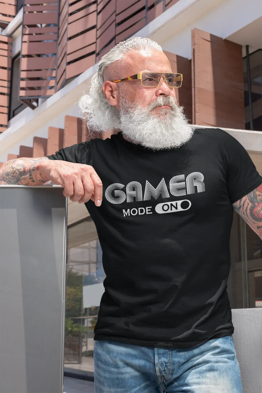 ULTRABASIC T-shirt graphique pour hommes Gamer Mode On - Chemise de jeu pour joueur