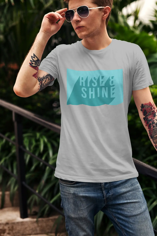 ULTRABASIC Herren T-Shirt Rise and Shine – Soul Bible Religiöses Shirt