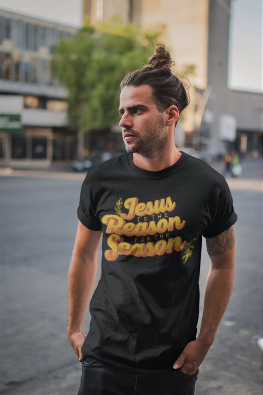 ULTRABASIC Religiöses T-Shirt für Herren „Jesus ist der Grund für die Jahreszeit – Christus-Shirt“.