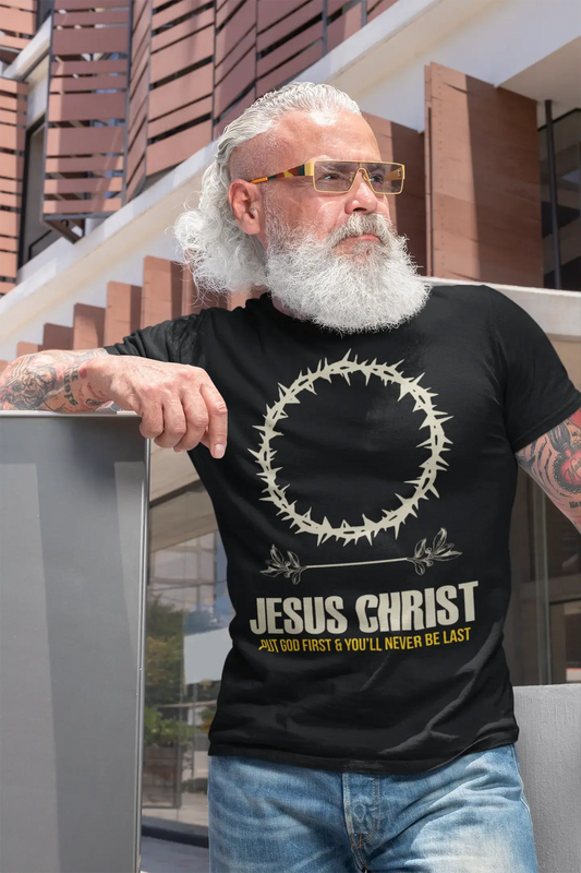 T-shirt religieux ULTRABASIC pour hommes Jésus-Christ - Chemise Bible Christ
