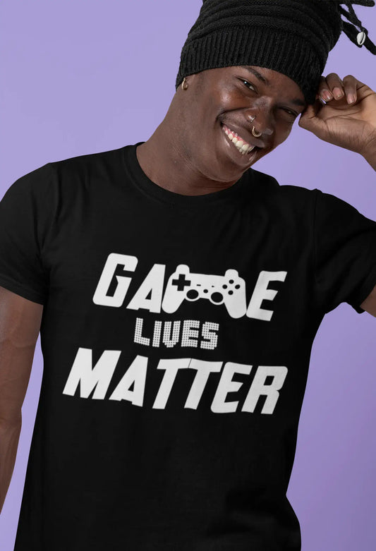 ULTRABASIC Men's Graphic T-Shirt Game Lives Matter - Funny Gamer Shirt for Men