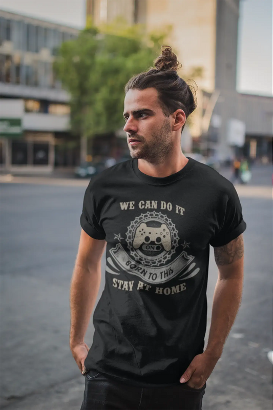 ULTRABASIC Men's Gaming T-Shirt - Born to Be Gamer - Stay at Home Shirt for Men