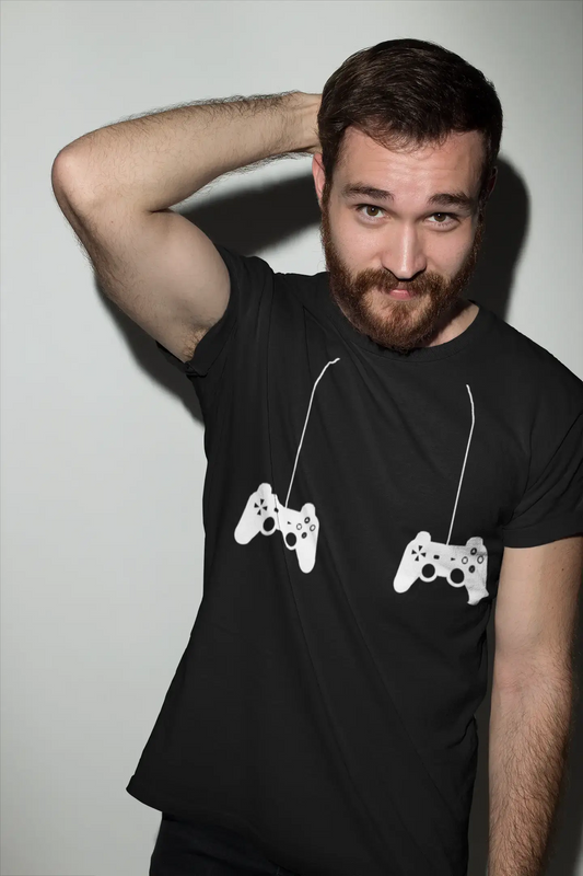 ULTRABASIC Men's Graphic T-Shirt - Gaming Controllers - Funny Shirt for Gamers