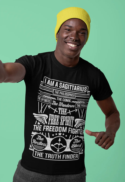 ULTRABASIC Men's Graphic T-Shirt I am a Sagittarius - Zodiac Funny Birthday Shirt
