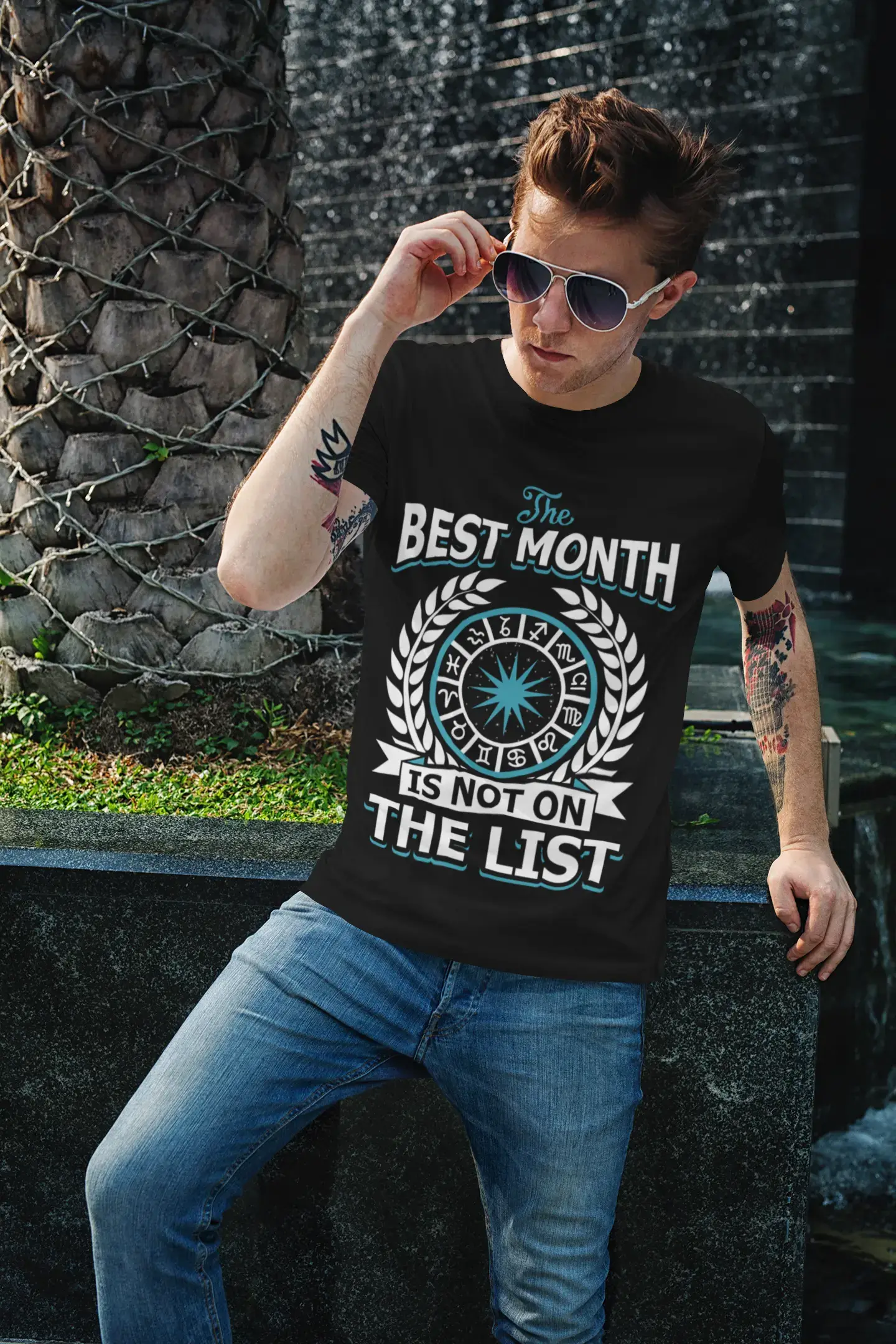 T-shirt ULTRABASIC pour hommes, le meilleur mois n'est pas sur la liste - Chemise signe du zodiaque anniversaire