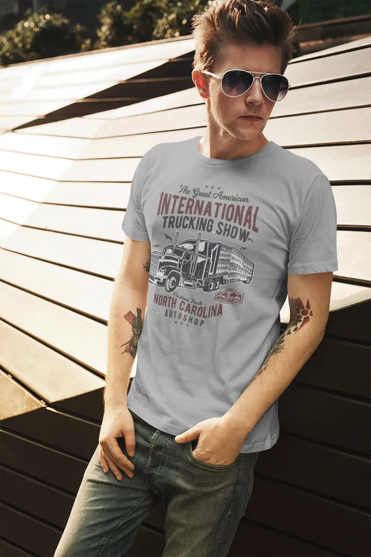 ULTRABASIC Herren T-Shirt American Trucking Show – North Carolina Shirt für LKW-Fahrer