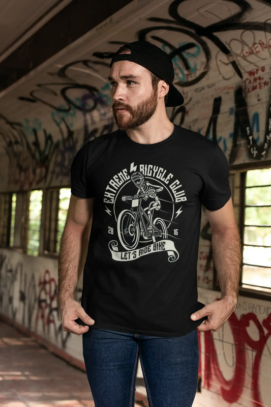 ULTRABASIC Herren T-Shirt Extreme Bicycle Club – Let's Ride Bike T-Shirt für Biker