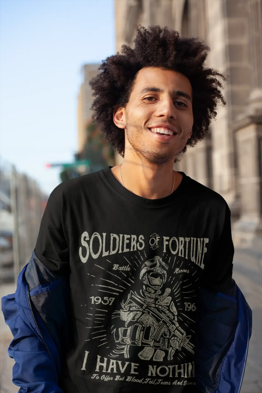 ULTRABASIC Vintage Herren T-Shirt Soldiers Of Fortune – I Have Nothing – Battle Heroes