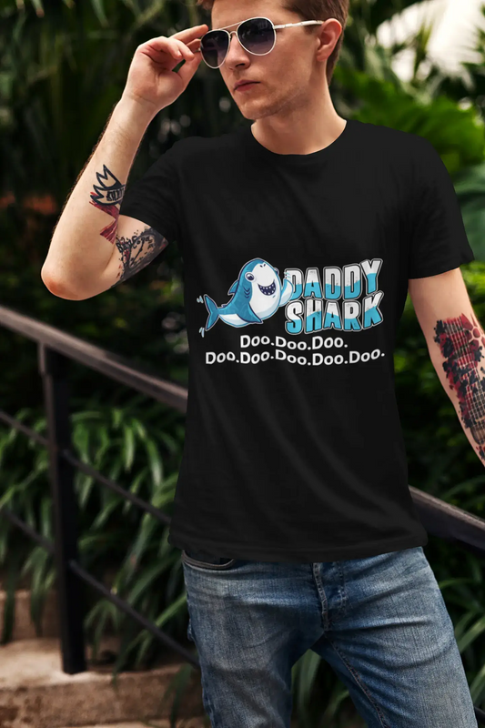 ULTRABASIC Men's Vintage T-Shirt Daddy Shark Doo Doo Doo - Father's Gift - Baby Love