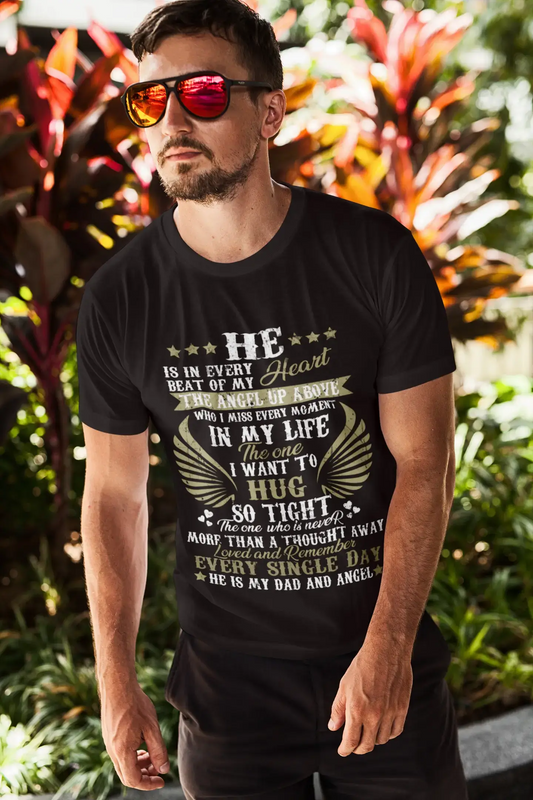 ULTRABASIC Men's Graphic T-Shirt He Is My Dad And Angel - Emotional Quote