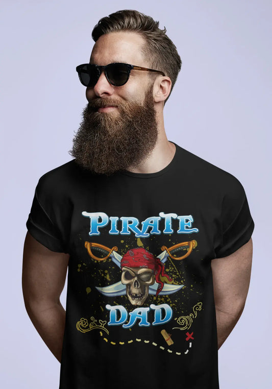 ULTRABASIC Men's Graphic T-Shirt Pirate Dad - Scary Pirate Skull - Funny Shirt