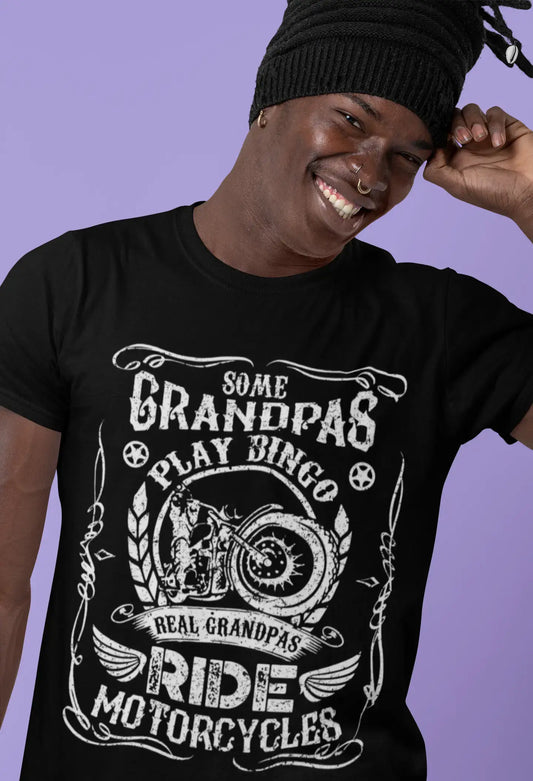 ULTRABASIC Men's Graphic T-Shirt Real Grandpas Ride Motorcycles - Funny Shirt