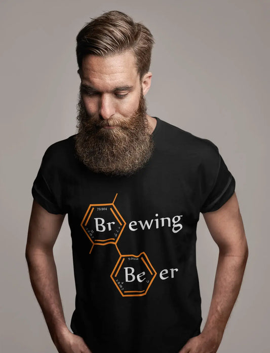 ULTRABASIC Herren T-Shirt Bier brauen – Periodische Elemente Lustiges Bierliebhaber-T-Shirt