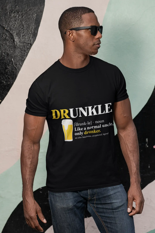 ULTRABASIC Herren T-Shirt Definition Drunkle – Like a Normal Onkel, Only Drunker – Bierliebhaber T-Shirt