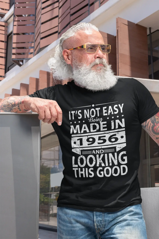 ULTRABASIC Men's T-Shirt Vintage Made in 1956 It's Not Easy Looking This Good - 64th Birthday Gift Tee Shirt