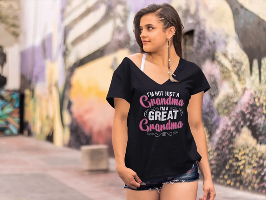 ULTRABASIC Damen-T-Shirt „I'm not Just a Grandma I'm a Great Grandma“ – Lustiges Großmutter-T-Shirt