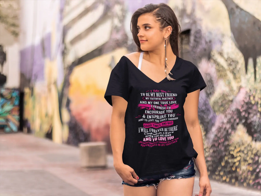 ULTRABASIC Women's T-Shirt I Take You to be My Best Friend - Funny Saying Tee Shirt