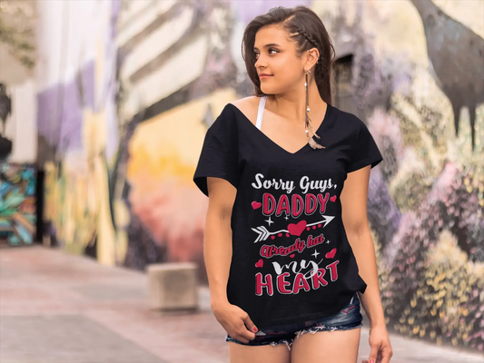 ULTRABASIC Women's T-Shirt Sorry Guys Daddy Already Has My Heart - Valentine's Day Short Sleeve Graphic Tees Tops