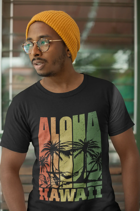 ULTRABASIC Herren Vintage T-Shirt Aloha Hawaii – Retro lustiges T-Shirt
