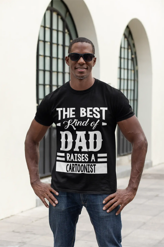 ULTRABASIC Men's Graphic T-Shirt Dad Raises a Cartoonist