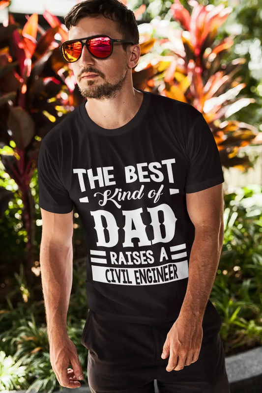 ULTRABASIC Men's Graphic T-Shirt Dad Raises a Civil Engineer