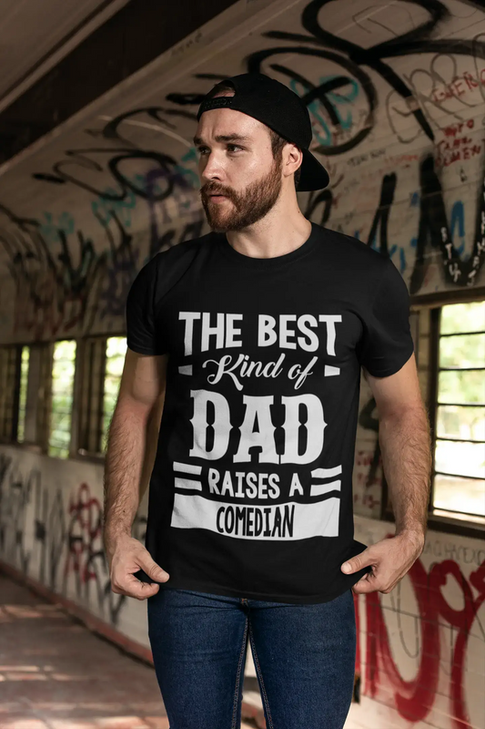 ULTRABASIC Men's Graphic T-Shirt Dad Raises a Comedian