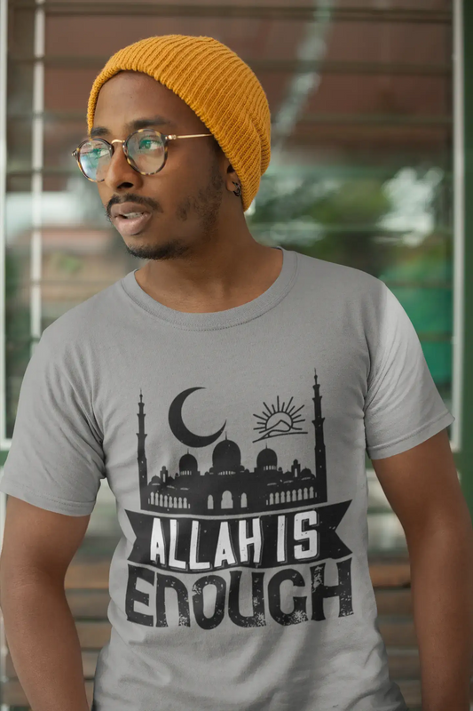 ULTRABASIC Men's T-Shirt Allah is Enough - Mosque Muslim Tee Shirt
