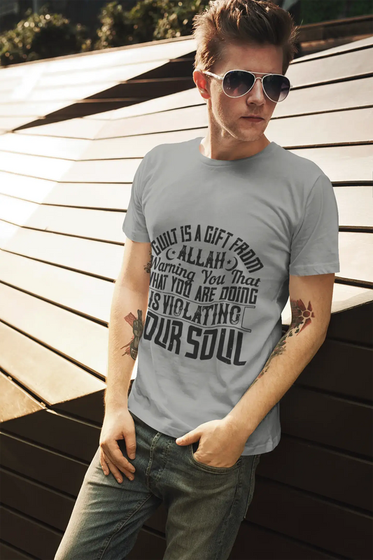ULTRABASIC Men's T-Shirt Guilt is a Gift from Allah - Muslim Tee Shirt