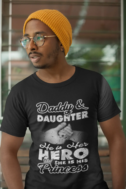 ULTRABASIC Men's Novelty T-Shirt Daddy and Daughter Hero and Princess Tee Shirt