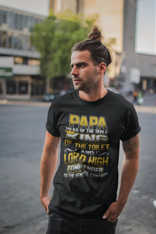 ULTRABASIC Men's T-Shirt Papa King Lord High Commander - Funny Humor Tee Shirt